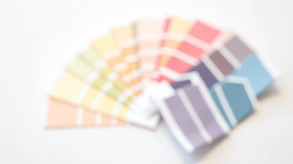 Color palette samples showing complementary colors and accessibility contrast ratios in a design guide